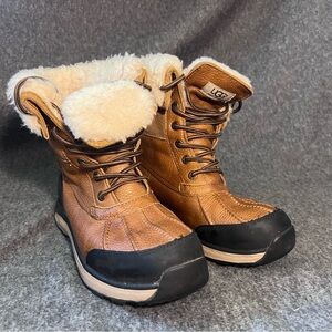UGG Women's Adirondack III 1095141 Chestnut Waterproof Leather Boot Size 7.5